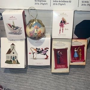 7 Various Christmas Tree Ornaments